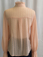 Load image into Gallery viewer, Coral Polka Dot Blouse
