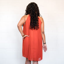Load image into Gallery viewer, Halter Pleated Dress
